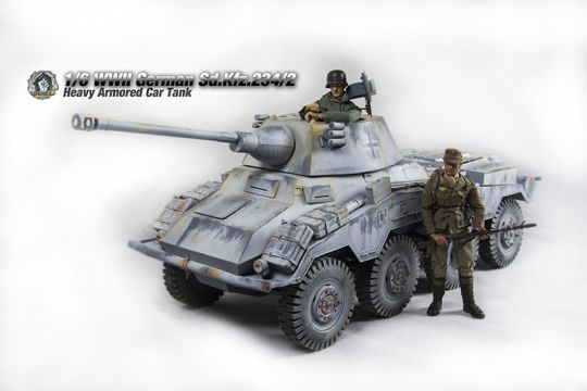  Artikelbild 1 des Artikels “Sd.Kfz.234-2 (Winter) PUMA 1:6 Metal “