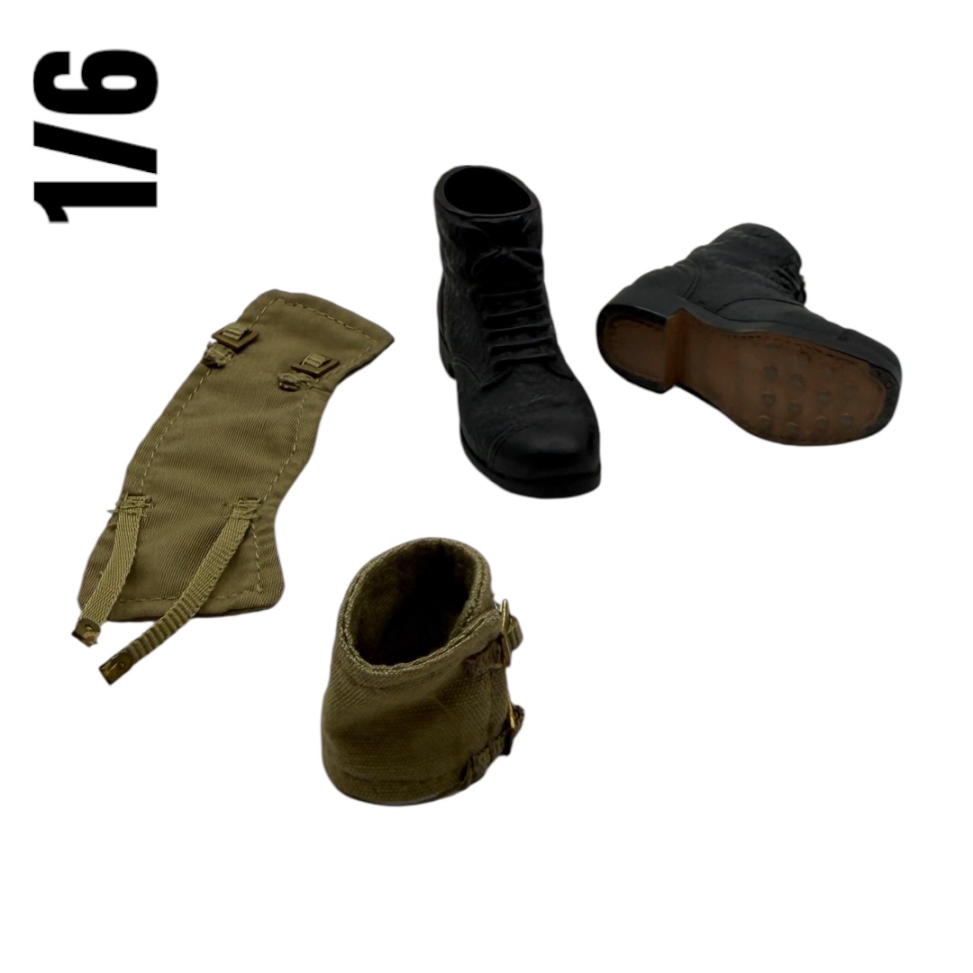  Artikelbild 1 des Artikels “Ammo Boots Black with Gaiters 1/6 “