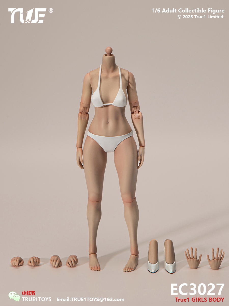  Artikelbild 1 des Artikels “1:6 Narrow Shoulder Medium Bust Body 1/6 (White Skin) “