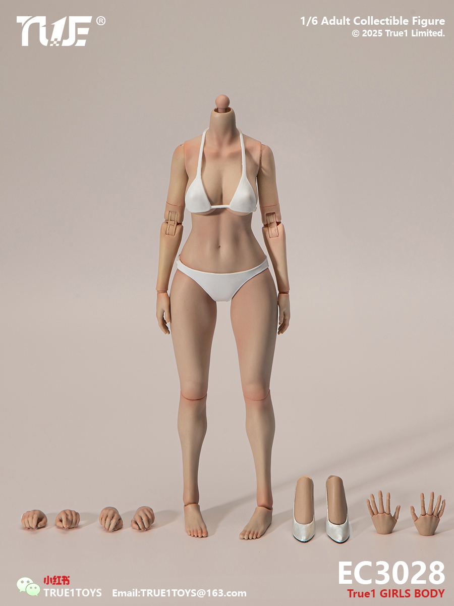  Product image 1 of the product “1:6 Narrow Shoulder Large Bust Body 1/6 (White Skin) ”