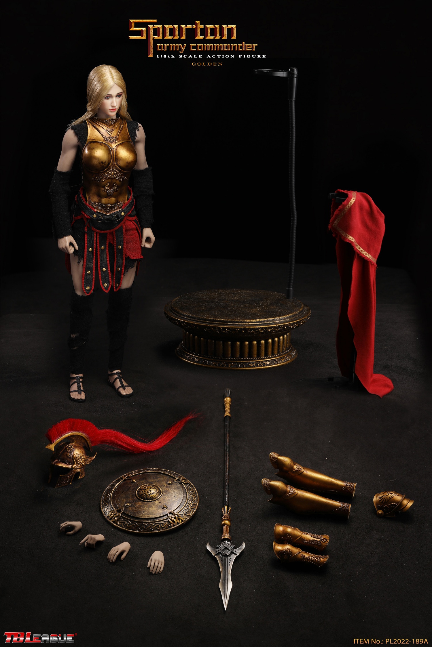  Artikelbild 1 des Artikels “Spartan Army Commander - Golden 1/6 Scale Action Figure “