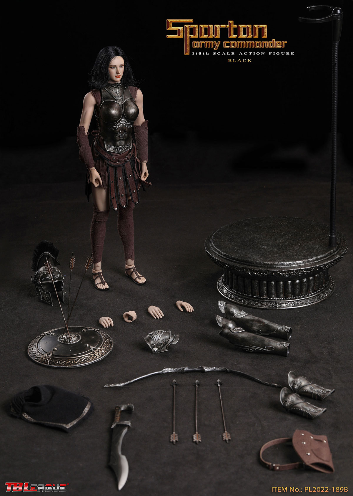  Product image 1 of the product “Spartan Army Commander - Golden 1/6 Scale Action Figure ”