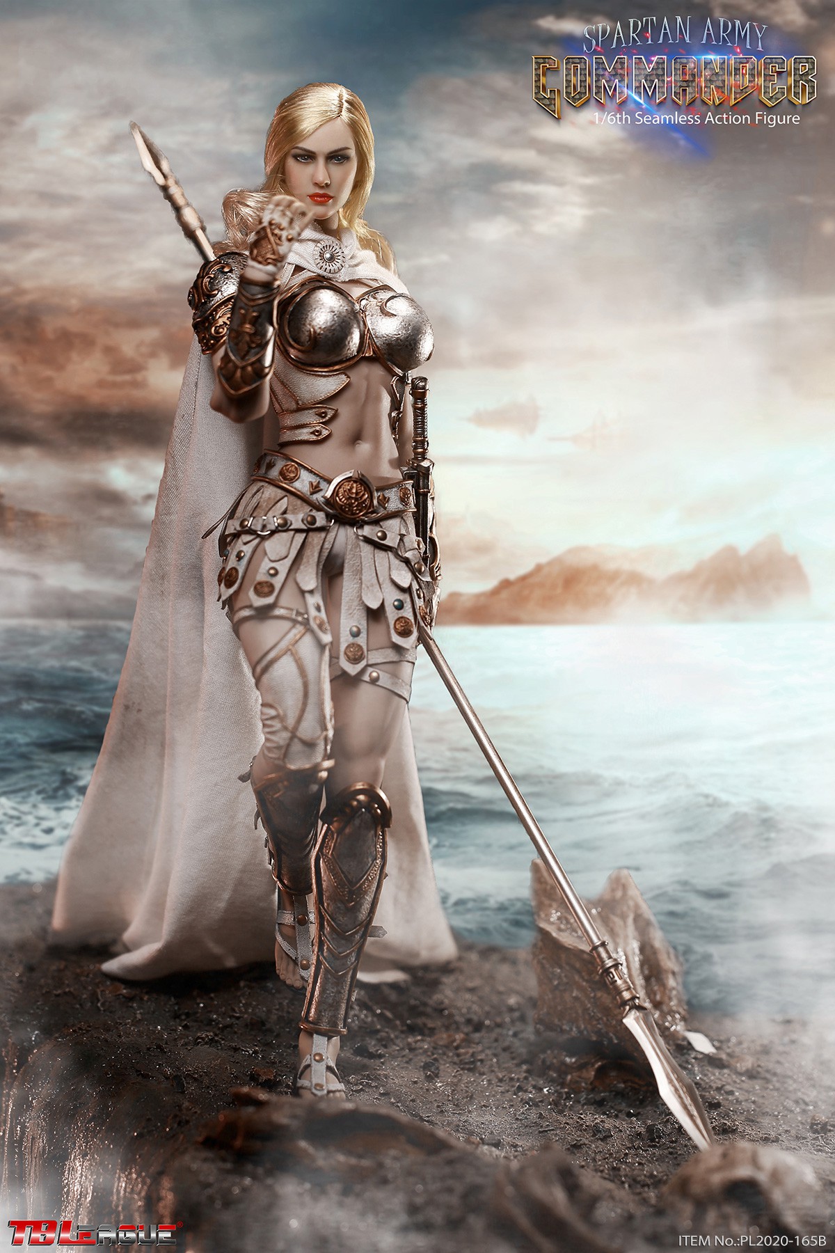  Product image 1 of the product “Spartan (Silver Commander)   1/6th Scale Action Figure ”