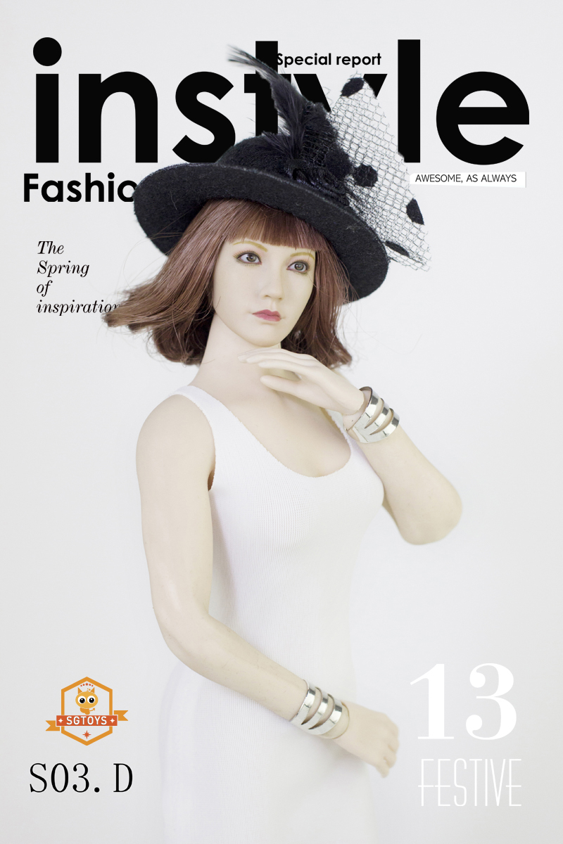  Product image 1 of the product “Sexy Lady Dress white 1/6 ”