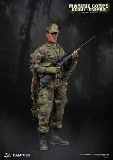  Product image 1 of the product “DAMTOYS:1/6 MARINE CORPS SCOUT SNIPER -- SERGEANT MAJOR ”