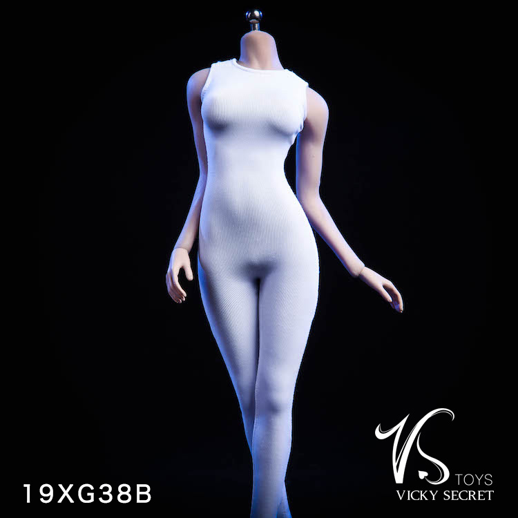  Product image 1 of the product “1/6 Scale Body ärmellos, Clothes Set white ”