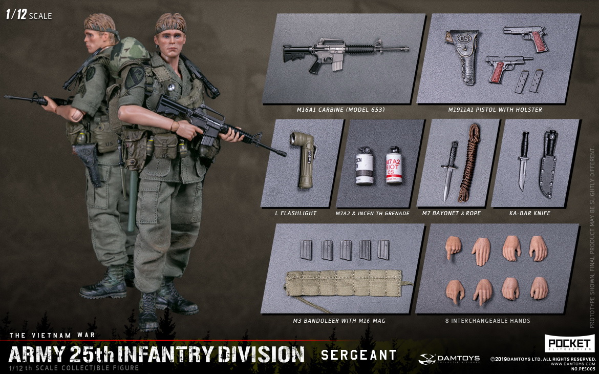  Product image 1 of the product “1/12 Elias ARMY 25th Infantry Division Private SERGEANT ”