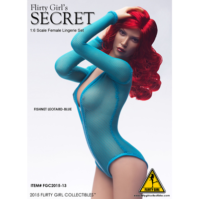  Artikelbild 1 des Artikels “Female Secret Fishnet Leotard (Blue) im Maßstab 1:6 “