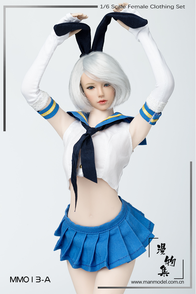  Product image 1 of the product “Rabbit ear sailor  Set - in 1:6 scale ”