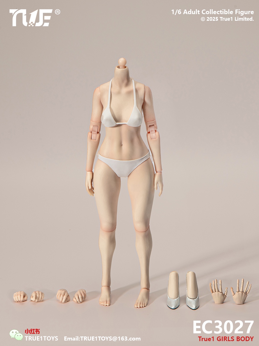  Product image 1 of the product “1:6 Narrow Shoulder Medium Bust Body 1/6 (White Skin) ”