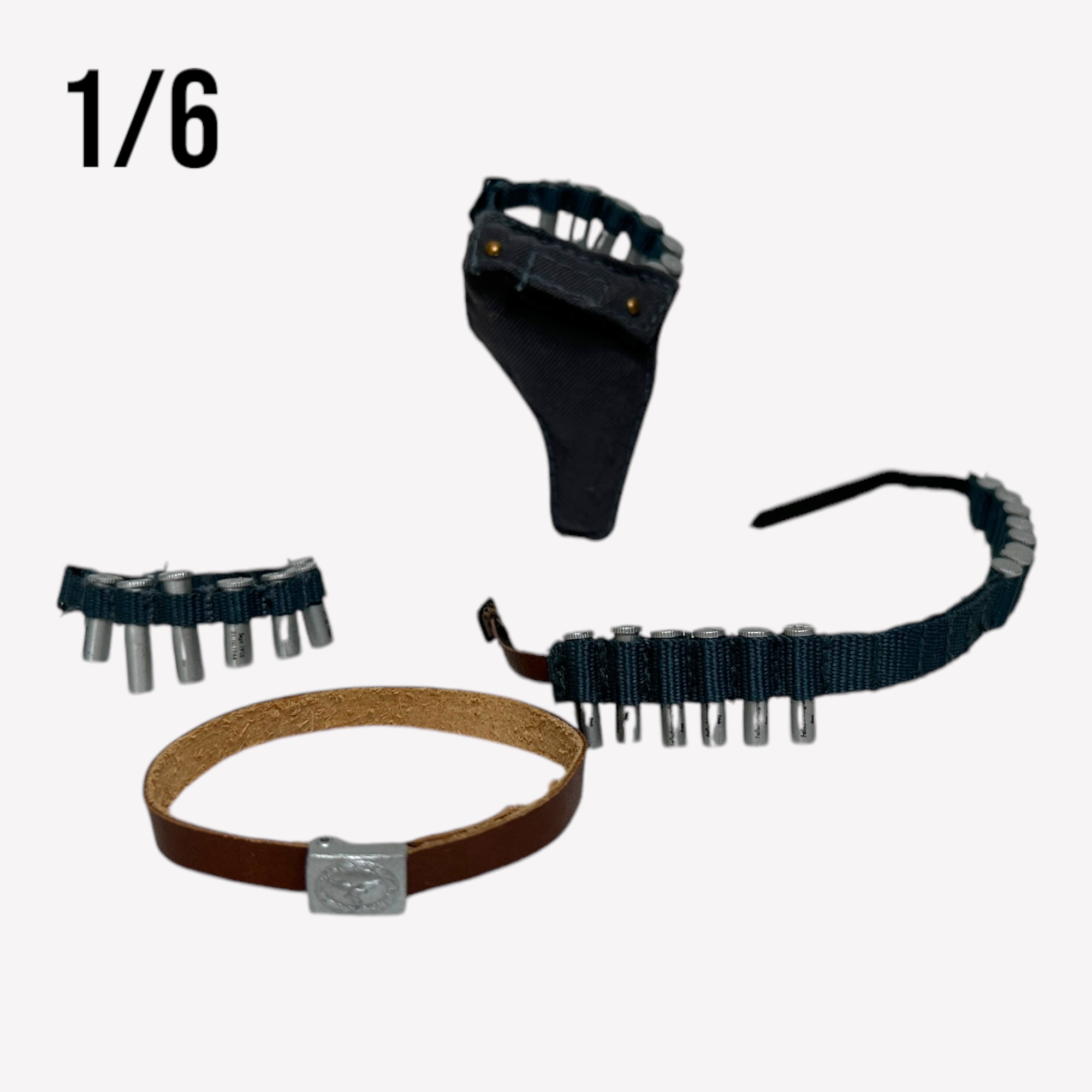  Artikelbild 1 des Artikels “Leuchtpistole, Hüft  Munitionsgurt, Stoff 1/6 (mit Munition) “