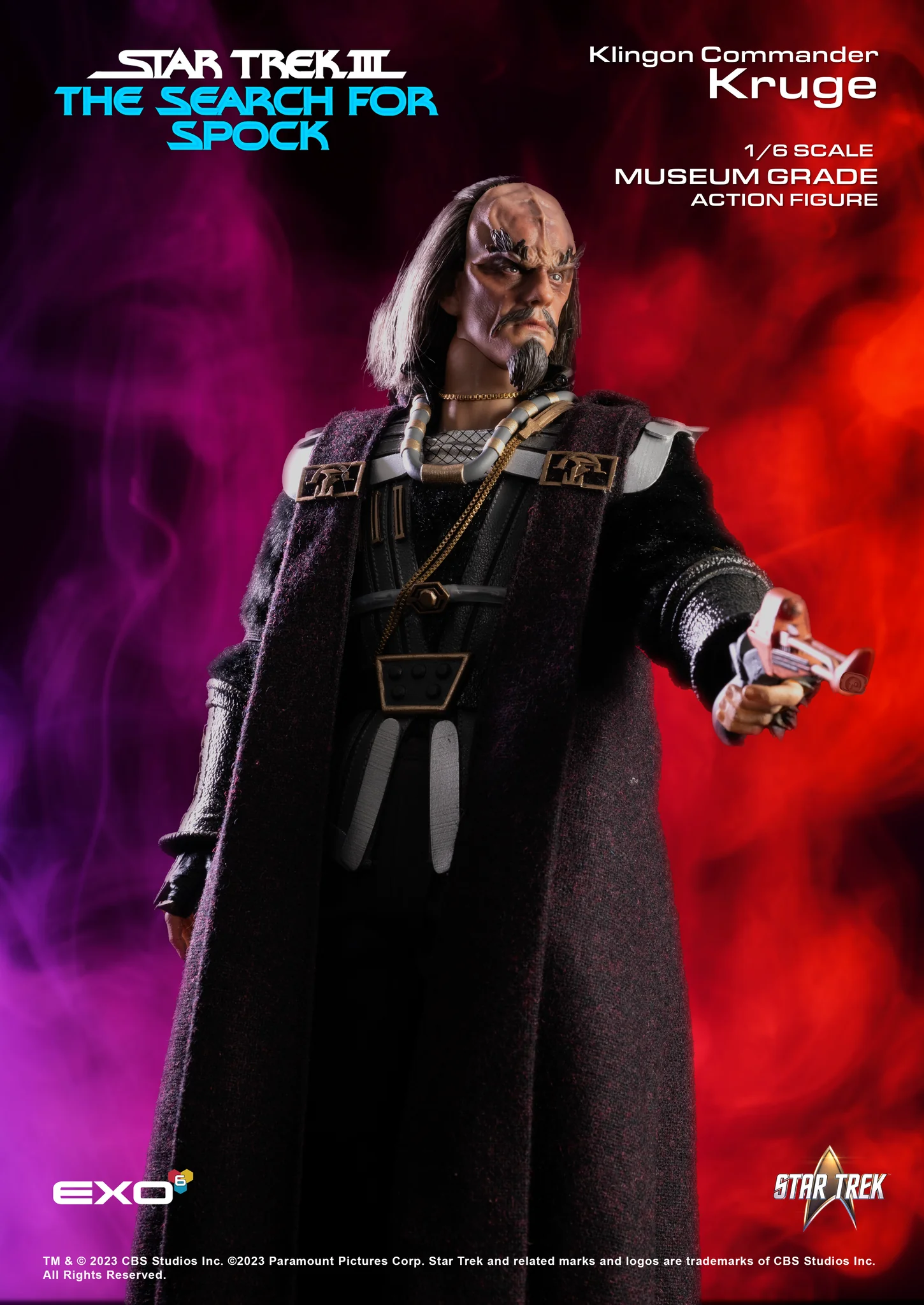  Product image 1 of the product “1/6 Scale Klingon Commander Kruge ”