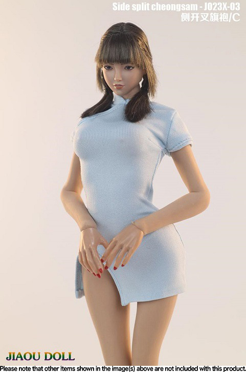  Artikelbild 1 des Artikels “1:6 side slit cheongsam (Blue) “