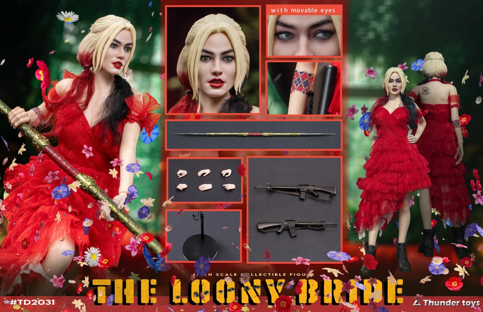  Artikelbild 1 des Artikels “1/6th scale Harley Crazy Bride 1/6 Moving Eye “