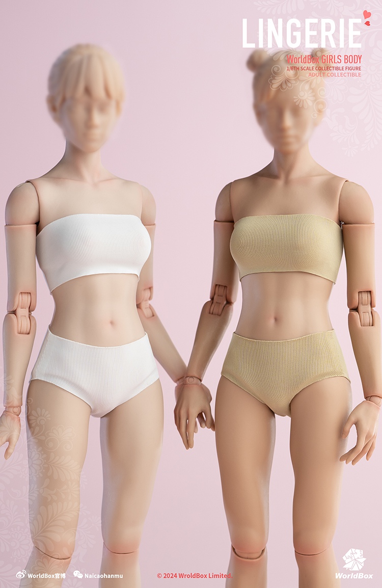  Product image 1 of the product “Slip and Top  1/6 (White) ”