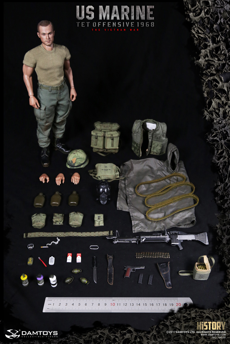  Product image 1 of the product “U.S.MARINE (TET OFFENSIVE,1968 Machine Gunner ”