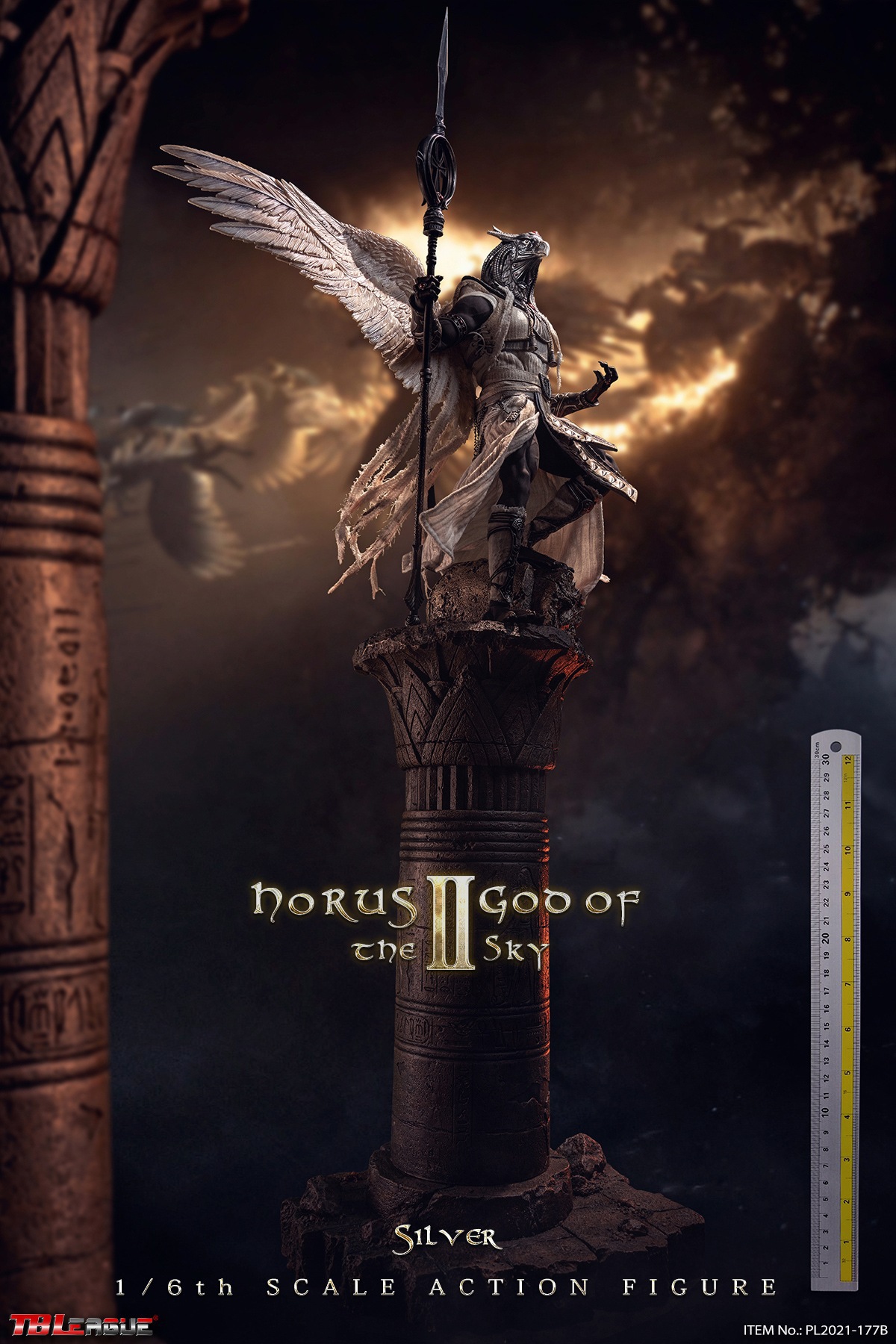  Product image 1 of the product “Horus God of the Sky -  Silver  Version ”