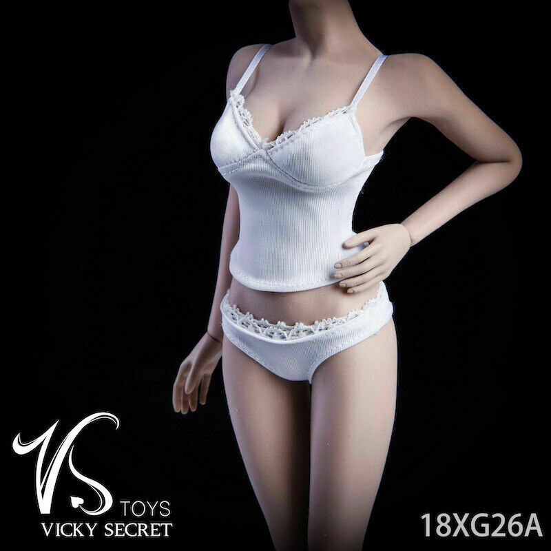  Product image 1 of the product “1/6 Damen Dessous Set weiss ”