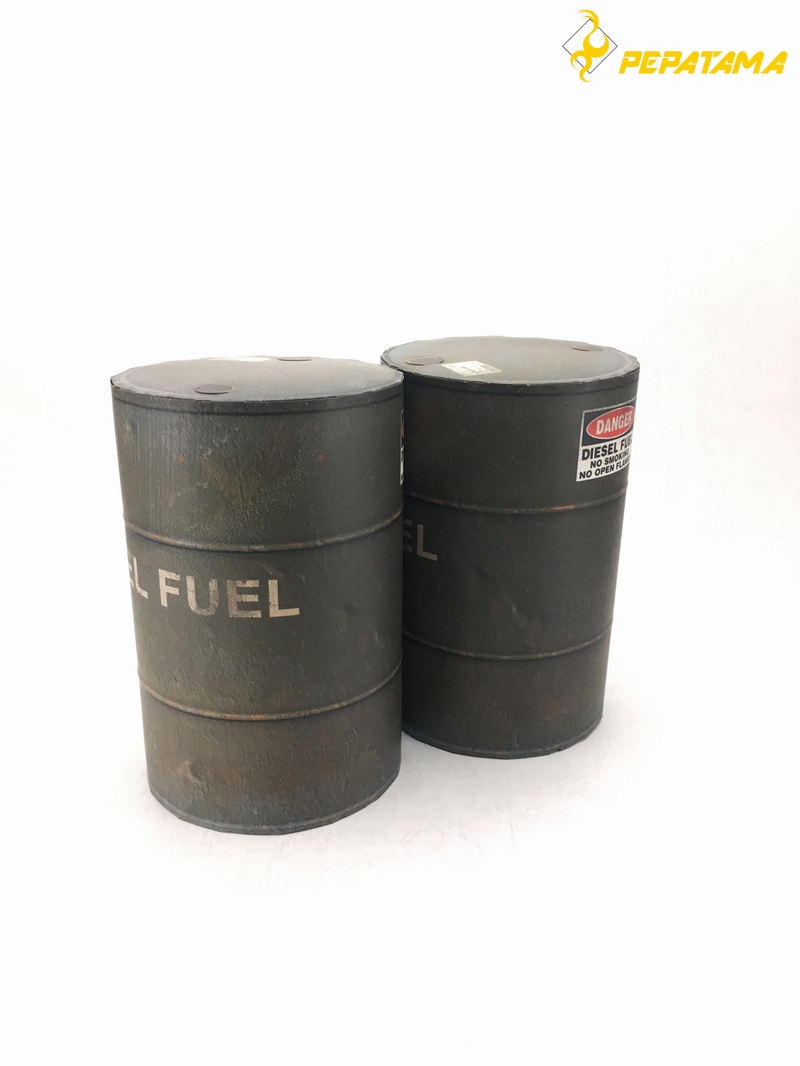  Artikelbild 1 des Artikels “Diesel Fass Pappe laser geschnitten   (2Stk) “