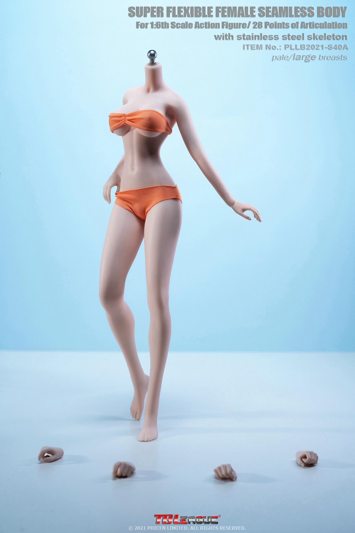  Product image 1 of the product “Caucasian Pale Female Super Flexible Seamless Body (Large Bust) ”