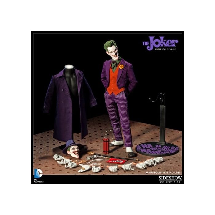  Artikelbild 1 des Artikels “The Joker Action Figure 1/6 Sideshow, DC Comics, 30 cm “