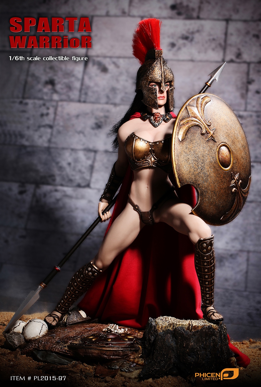  Product image 1 of the product “1/6th scale Female Sparta Warrior ”