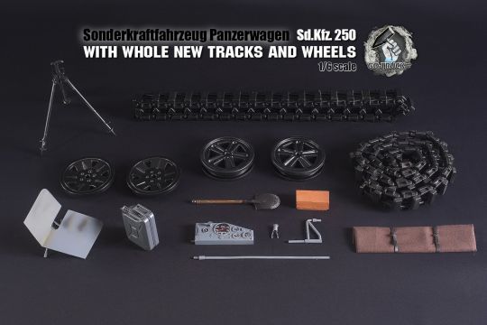  Product image 1 of the product “SDKFZ 250 in Metal Grau in 1/6 ”