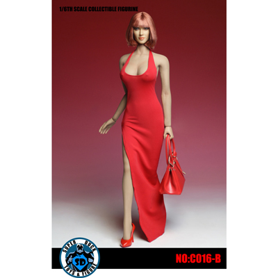  Artikelbild 1 des Artikels “Female Sexy Dress Set (Rot) 1:6 “
