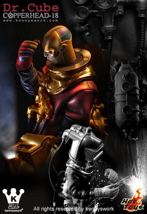  Artikelbild 1 des Artikels “KENNYSWORK - COPPERHEAD 18 - DR. CUBE collectible figure LT 500 Pc “