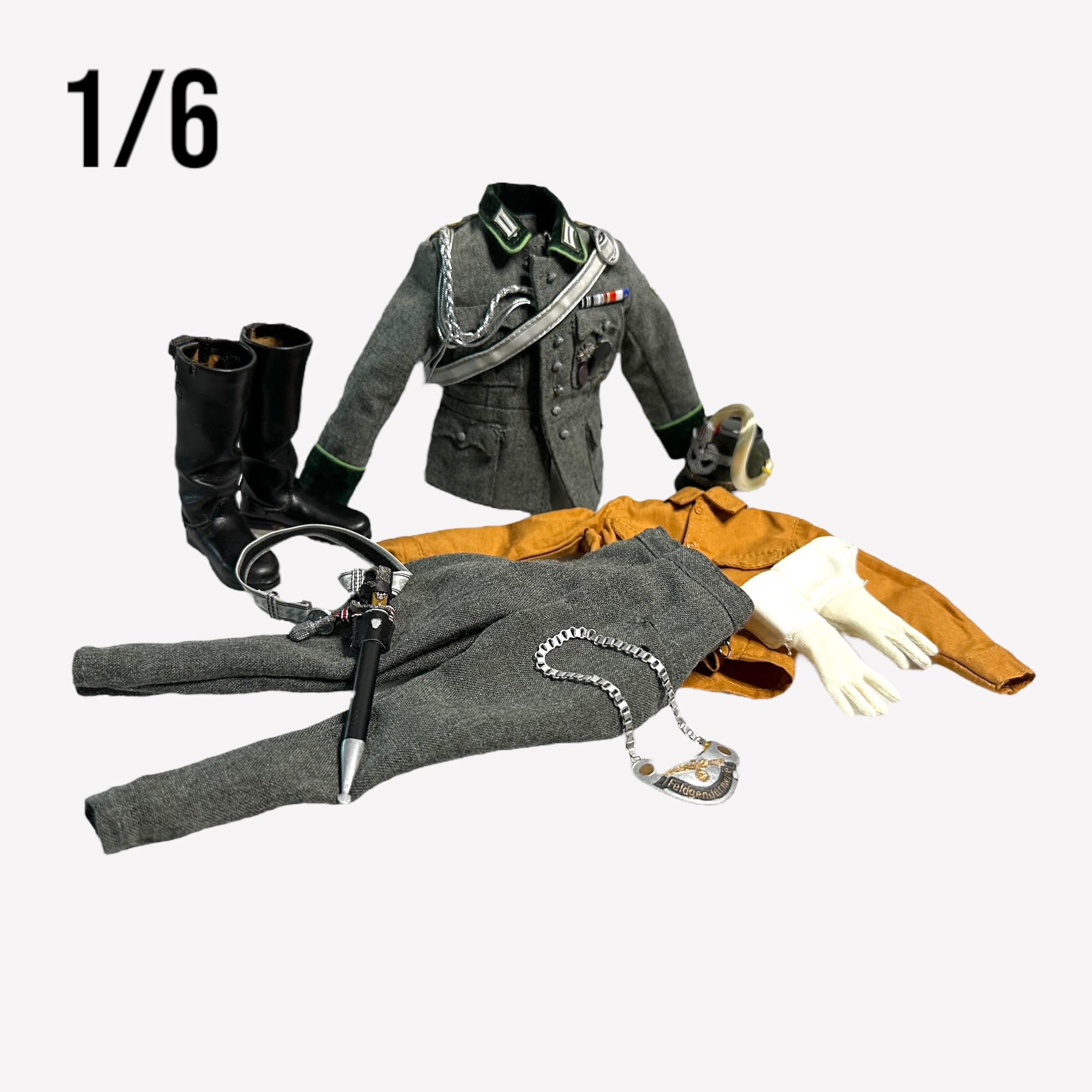  Product image 1 of the product “Polizei-Panzergrenadier-Division Uniform de Luxe 1/6 ”