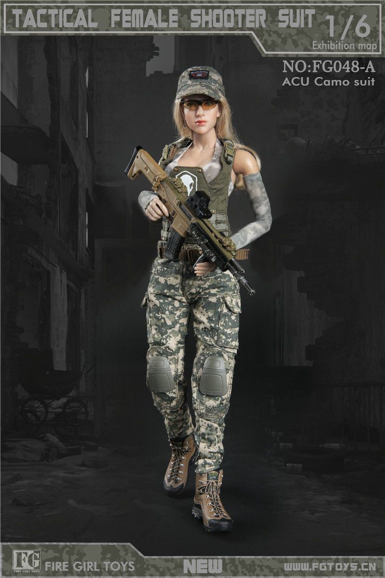  Artikelbild 1 des Artikels “1:6 Female Tactical Shooter Clothes Set “