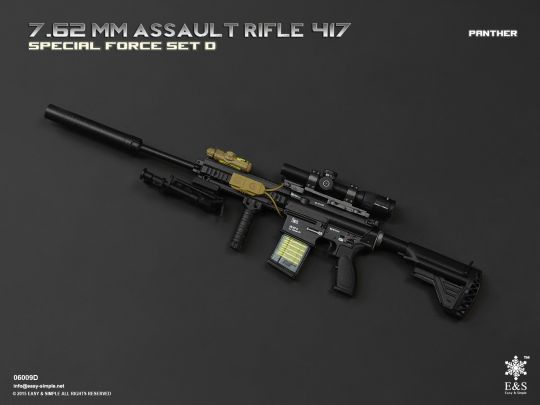  Artikelbild 1 des Artikels “417 Assault Rifle X1  (Panther) 1/6 “