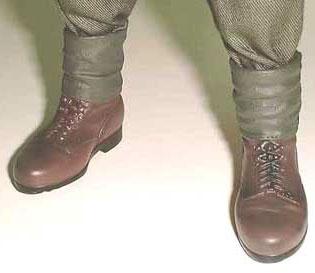  Product image 1 of the product “Schnürschuhe 1937, braun, mit Gamaschen ”