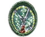  Product image 1 of the product “Skijägerabzeichen gestickt ”