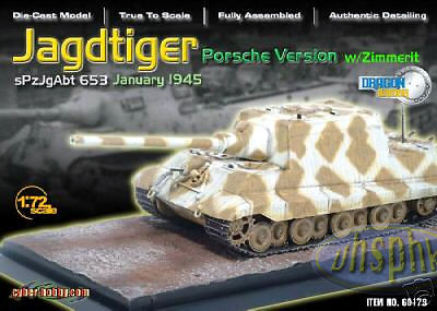  Artikelbild 1 des Artikels “1:72 CH Jagdtiger Porsche Version w/Zimmerit sPzJgAbt 653 “
