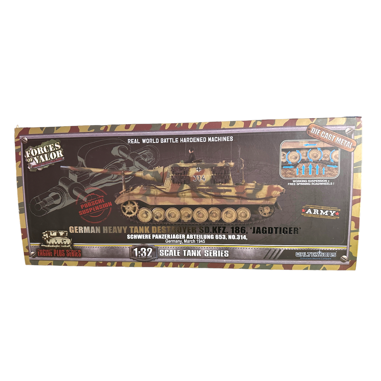  Artikelbild 1 des Artikels “1:32 Forces Of Valor 801024A - 1/32 German Sd.Kfz.186 Jagdtiger - Neu “