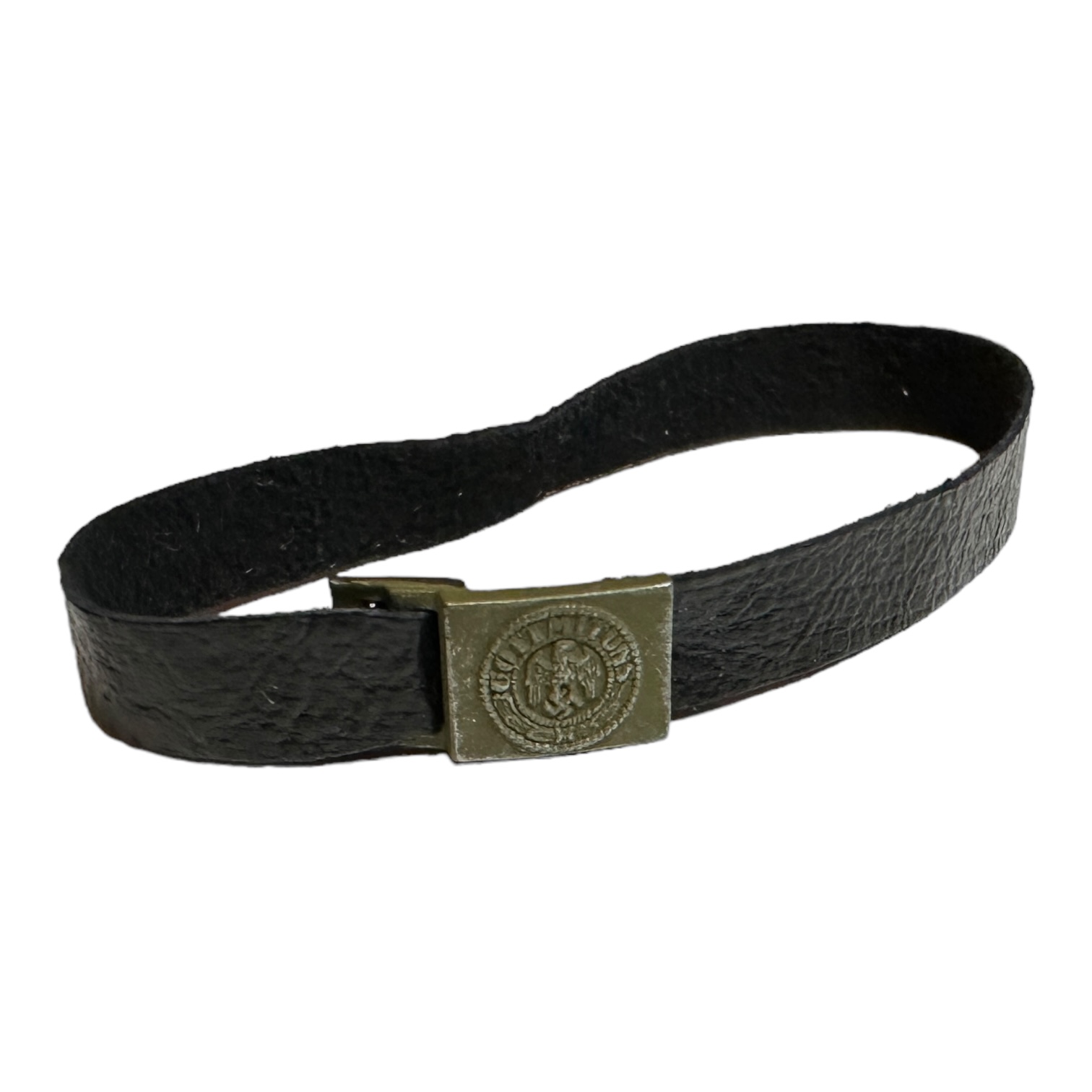  Product image 1 of the product “Belt Wehrmacht 1/6 green used finished ”
