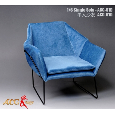 Artikelbild 1 des Artikels “Single Sofa (Blue) 1:6 “