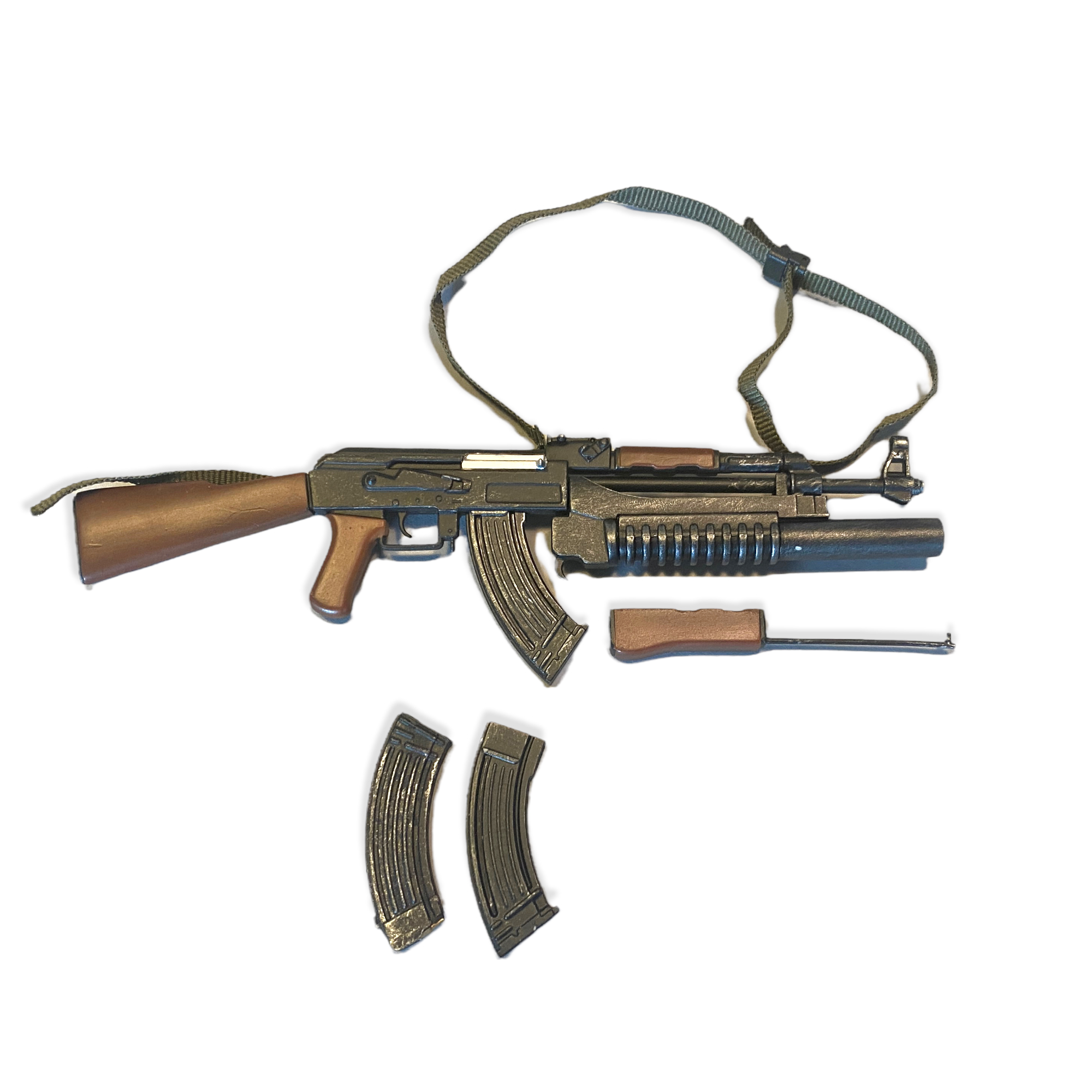  Artikelbild 1 des Artikels “AK 47 modified mit Granatwerfer 1:6 “