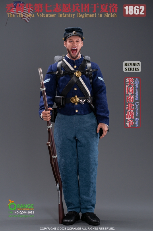  Artikelbild 1 des Artikels “7th Iowa Volunteer Infantry Regiment in Shiloh 1862. 1/6 “