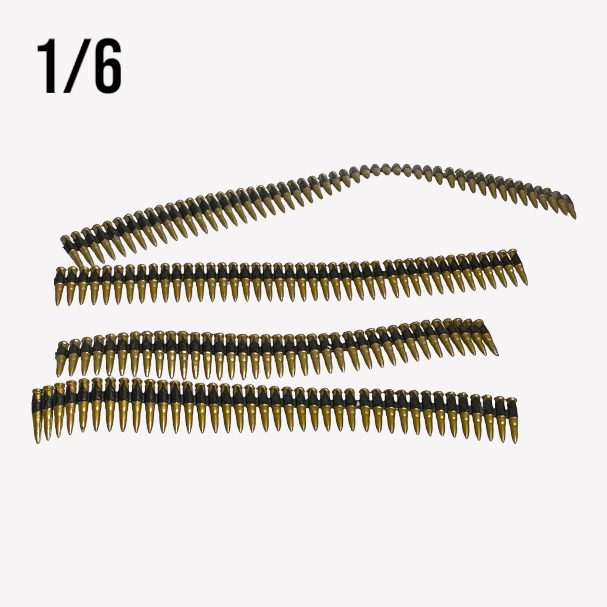  Product image 1 of the product “MG  Munitions Gurt Kunststoff 1:6 (4 Stk) ”
