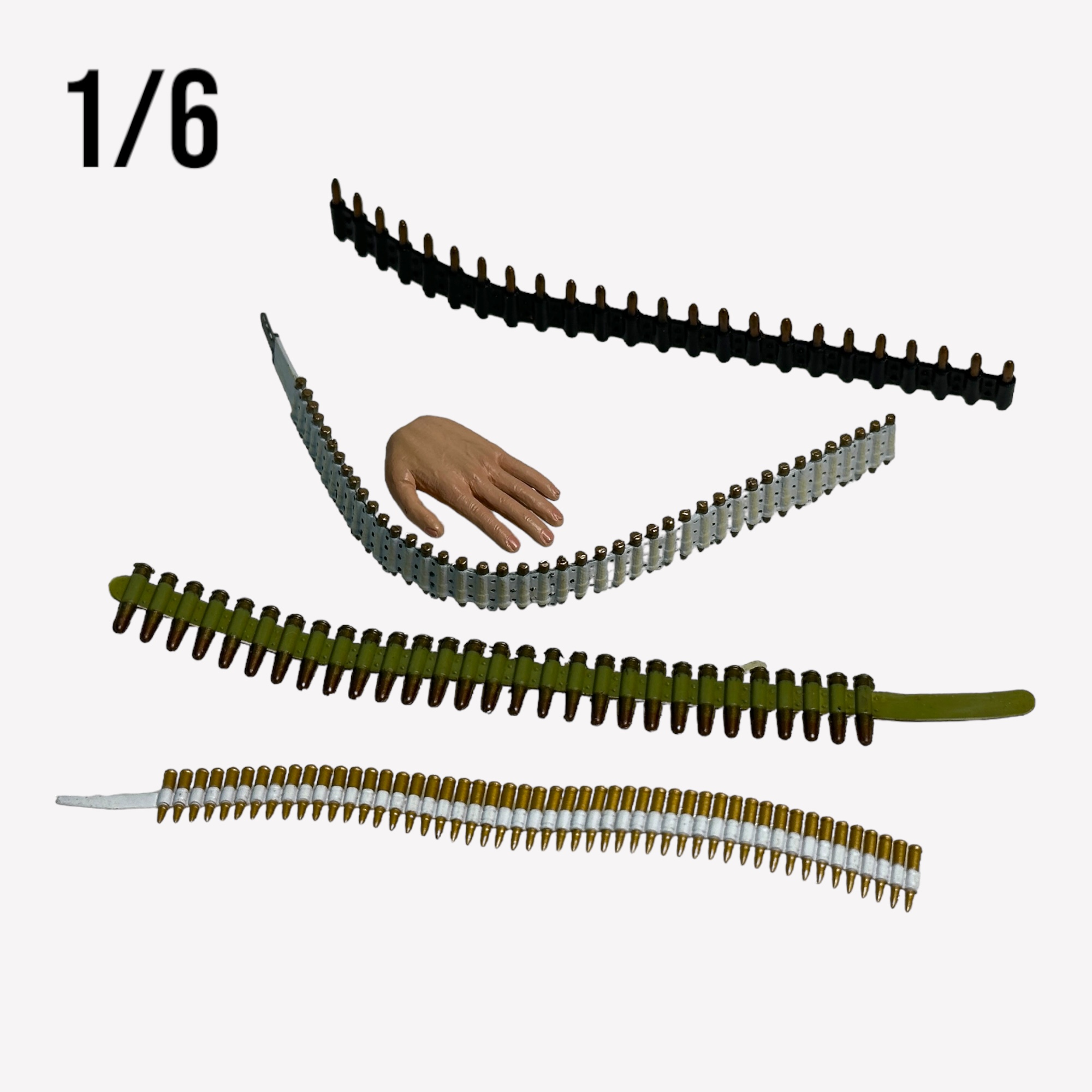  Artikelbild 1 des Artikels “MG  Munitions Gurt Kunststoff 1:6 (4 Stk) “