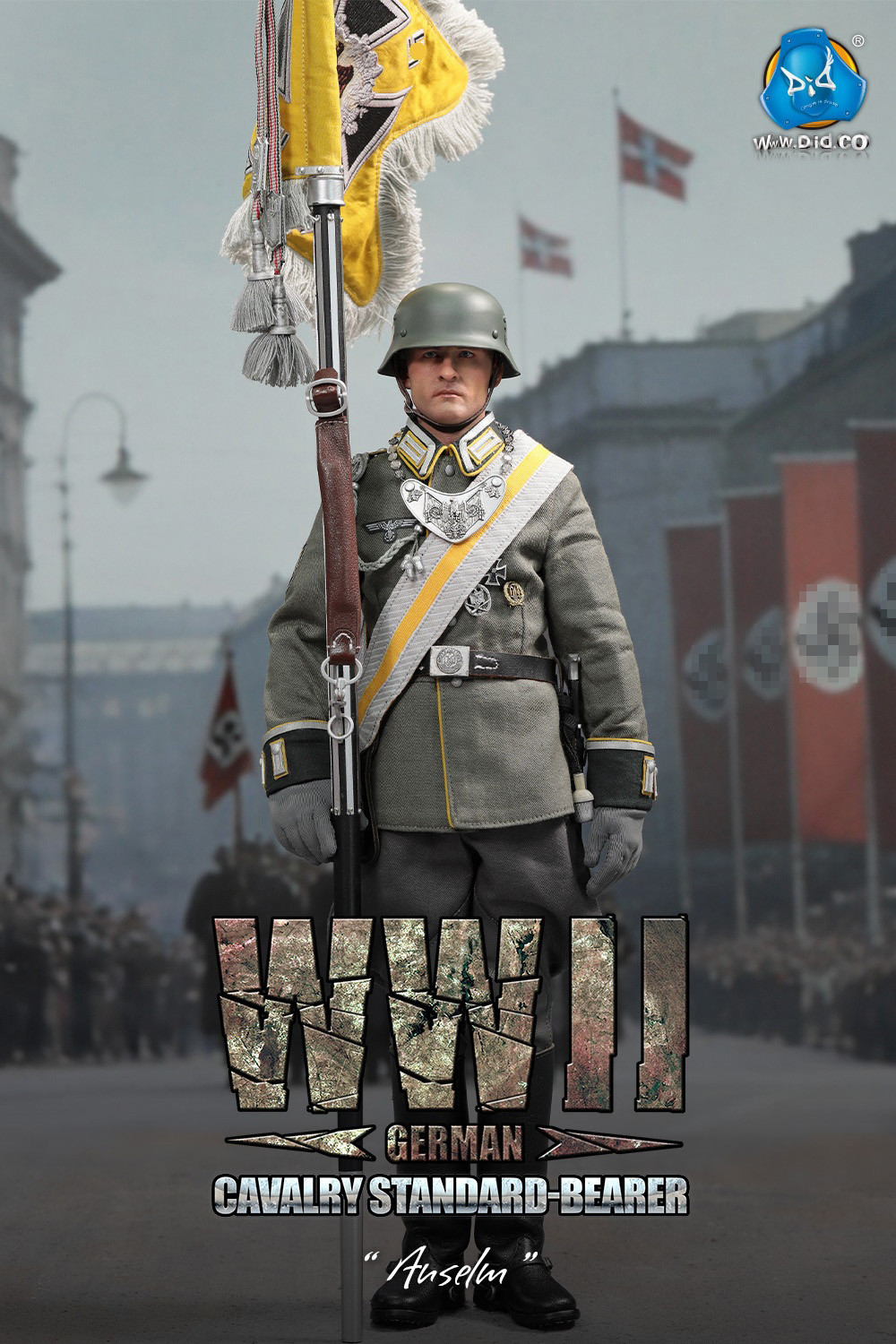  Product image 1 of the product “Anselm - WW II German - Cavalry Standard-Bearer - in 1:6 ”