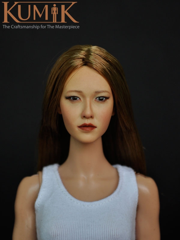  Product image 1 of the product “Asian Female Headsculpt (with implanted hair) KM007NP ”