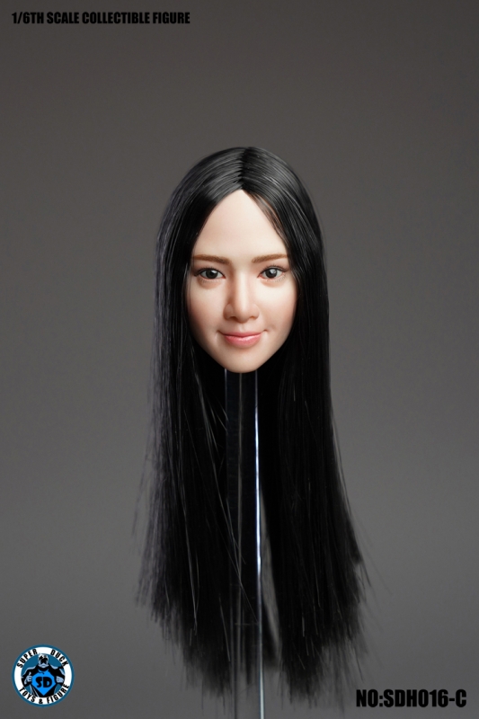  Artikelbild 1 des Artikels “Sexy Asian Head Blk long Hair im Maßstab 1:6 “