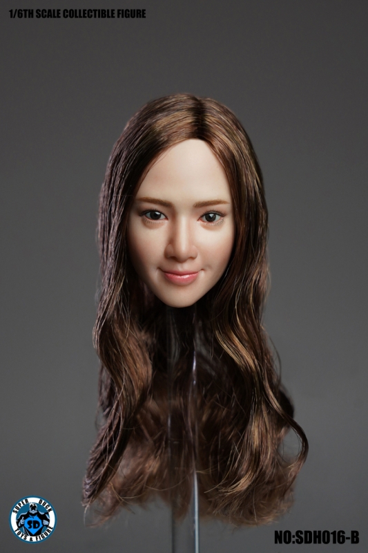  Artikelbild 1 des Artikels “Sexy Asian Head brown long Hair im Maßstab 1:6 “