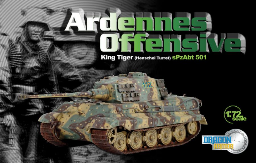  Artikelbild 1 des Artikels “1:72 Kingtiger Henschel Turret, s.Pz.Abt.501, Ardennes Offensive, 1944 “