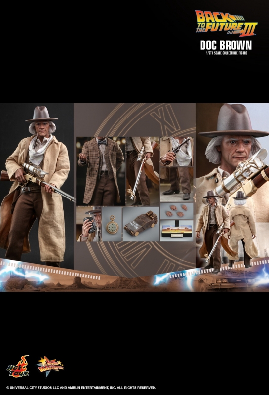  Artikelbild 1 des Artikels “Back to the Future Part III Collectible Figure of Doc Brown, 1/6 “