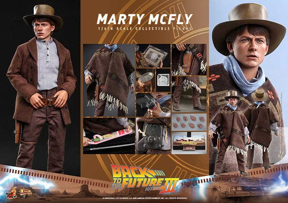  Artikelbild 1 des Artikels “Back to the Future Part III Collectible Figure of Marty McFly, 1/6 “