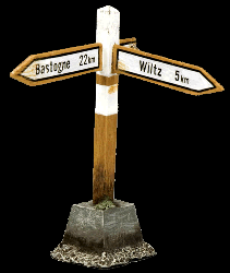  Product image 1 of the product “Battle of the Bulge: Bastogne Signpost ”
